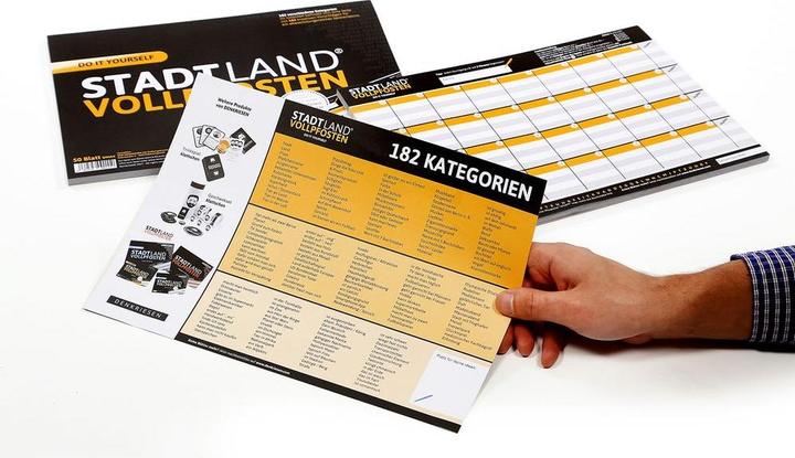 Produktbild Denkriesen Stadt Land Vollpfosten - Do It Yourself-Edition - Dein Spiel (Deutsch)