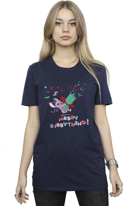 Produktbild Disney Lilo And Stitch Angel Merry Everything TShirt (XL)