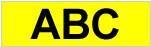 Actual product image Brother TZ FX611 6mmx8m, black/yellow (0.60 cm, Yellow)