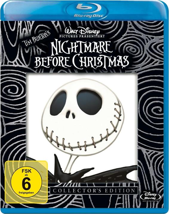 Actual product image Tim Burton's Nightmare Before Christmas (Blu-ray, 1993, Spanish, English, Italian, German, French)