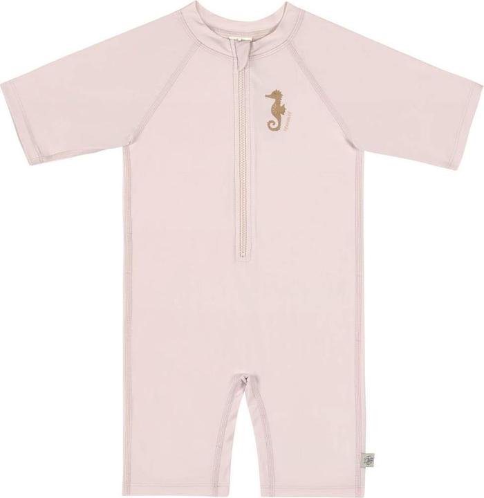 Lässig Kurzarm Badeanzug Seahorse light pink