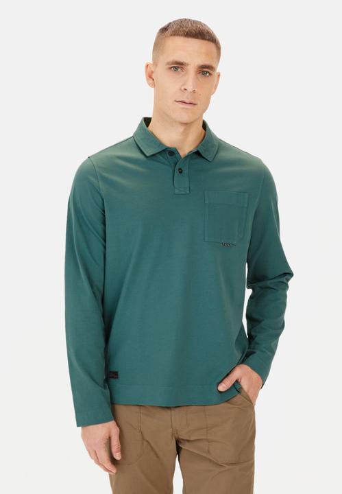 Immagine prodotto Camel Active Langarm Poloshirt aus reiner Baumwolle (XL)