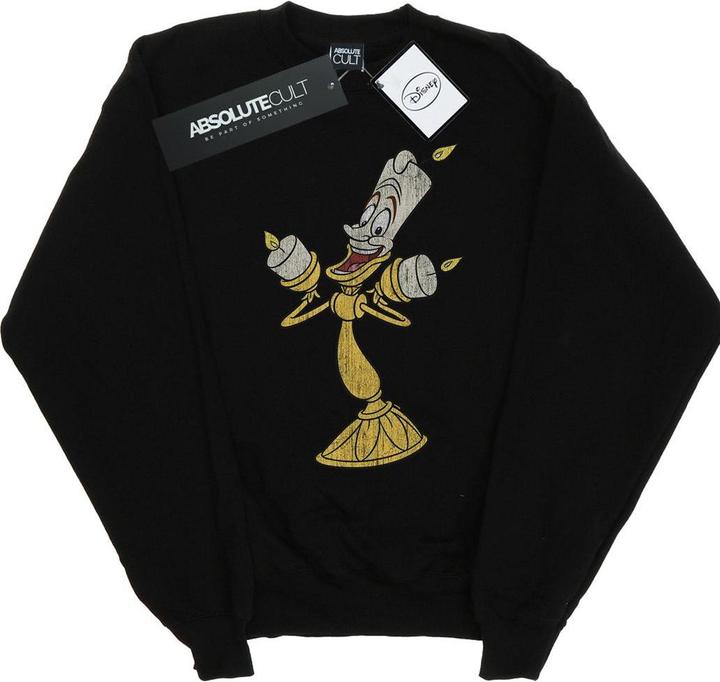 Immagine prodotto Disney Beauty And The Beast Lumiere Distressed Felpa Donna (M)