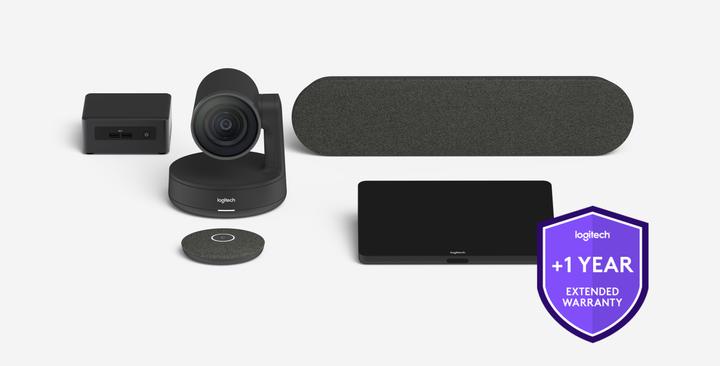 Actual product image Logitech 1Y extended warranty for medium room solution with Tap and Rally - N/A - WW (12 months, Technical support, Postal warranty)