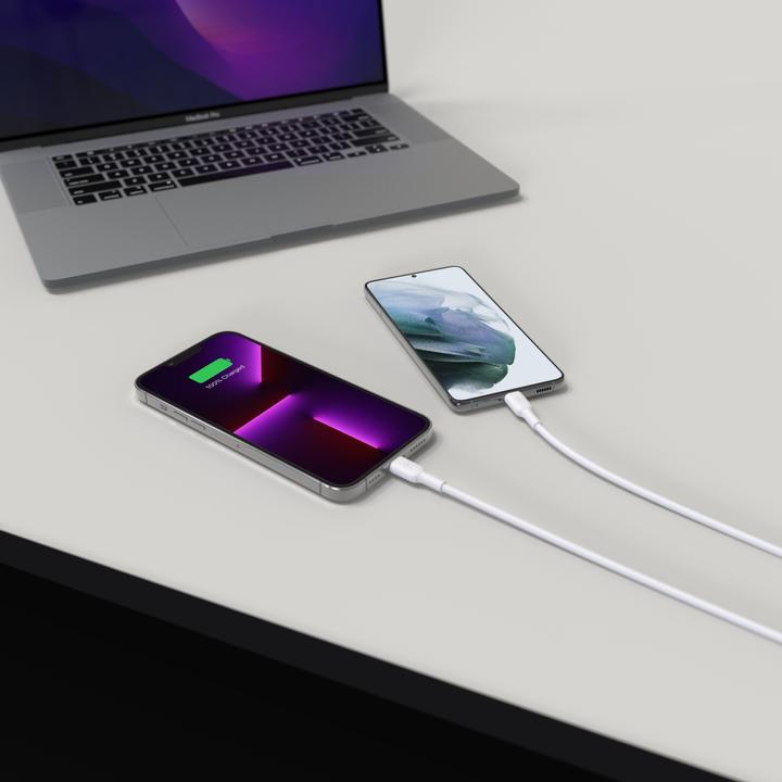 Productafbeelding Belkin Dual USB-C GaN Ladegerät mit Power Deliver und PPS Technologie (45 W)