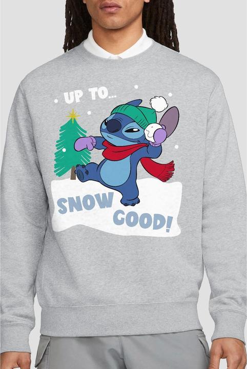 Actual product image Lilo & Stitch Unisex Adult Stitch Snowball Sweatshirt (XL)
