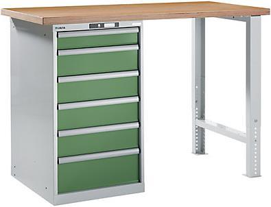 Produktbild Lista Werkbank komplett, Buche-Multiplex-Arbeitsplatte (150 cm, 75 cm)