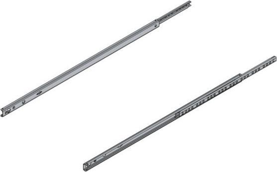 Produktbild Hettich Schubladenschiene Teilauszug 450 mm verzinkt 9136699 2 Stück
