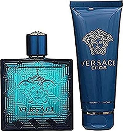 Actual product image Versace Eros Travel Set 50ml Eau De Toilette Spray + 100ml Shower Gel (Fragrance set)