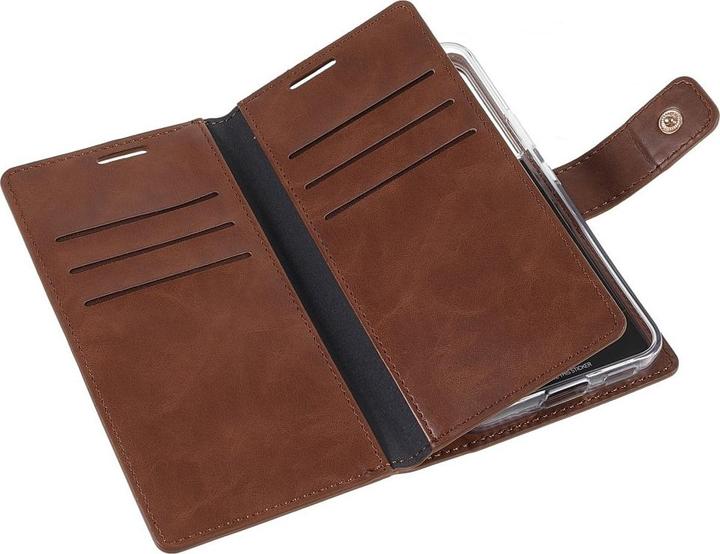 Produktbild Galaxy S22 - Mansoor Wallet Etui Hülle braun