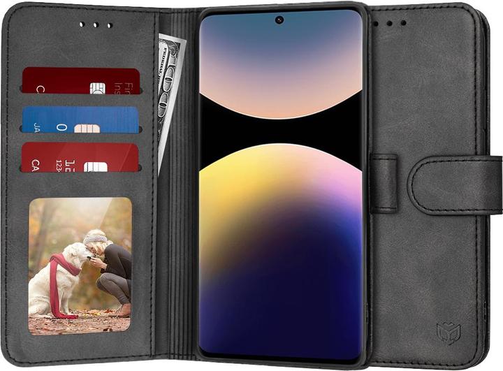 Produktbild Techsuit - Diary Book - Xiaomi Redmi Note 14 Pro 4G / Poco F7 - Black (Xiaomi Redmi Note 14 Pro)