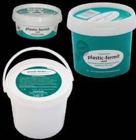 Actual product image Fermit Sealant PLASTIK- white 1000 g can (1 kg, White)
