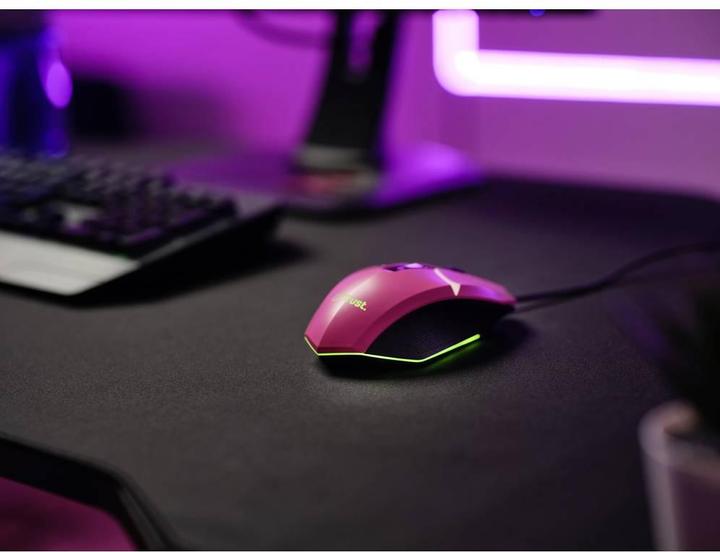 Image du produit Trust Gxt109p Souris De Jeu Felox Rose (Filaire)