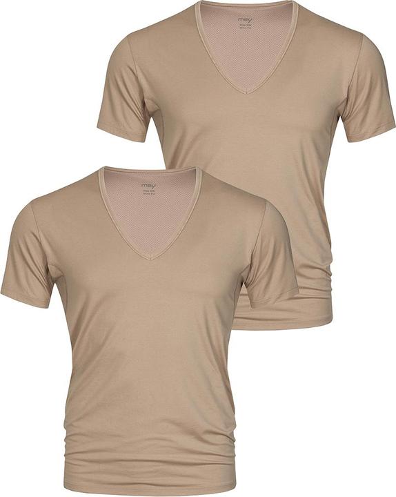 Immagine prodotto Mey 2 confezioni di maglietta con scollo a V in cotone asciutto (4XL)