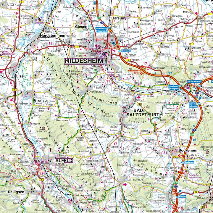 Immagine prodotto Germania, Carta stradale 1:200.000, 2024/2025, freytag & berndt
