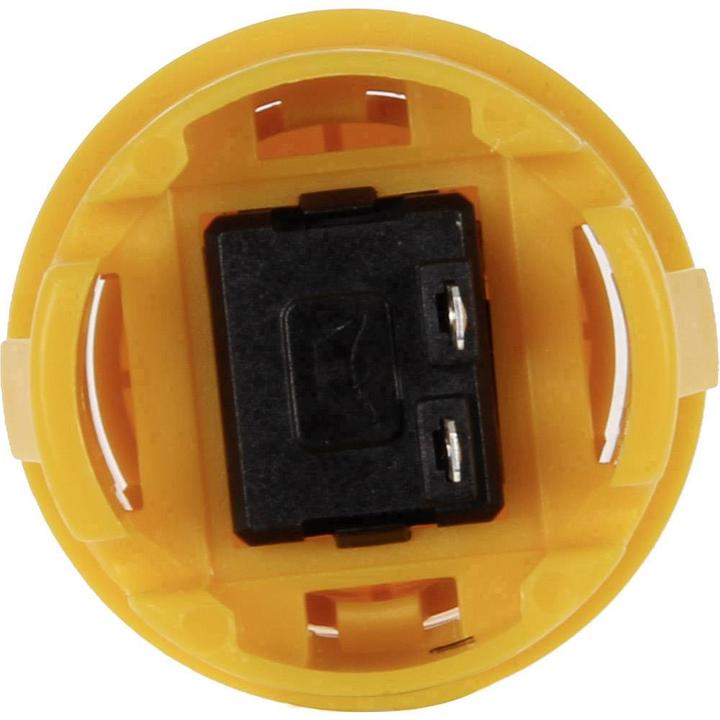 Actual product image Joy-it ARC Button M YE Mini Arcade Button with microswitch yellow