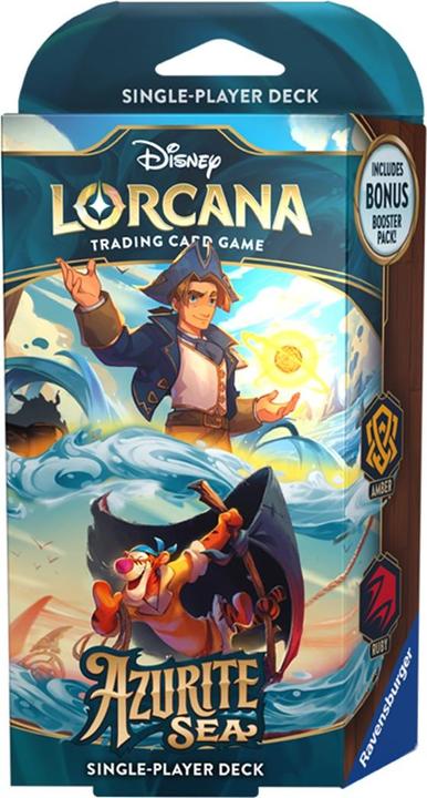 Produktbild Disney Lorcana Trading Card Game: Azurite Sea - Amber and Ruby Deck (Englisch) (Englisch, Deck)