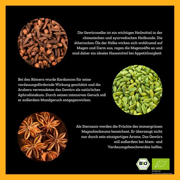 Actual product image Urban Tea Factory Romeo Must Chai - Spiced tea with cardamom & cloves - organic jar