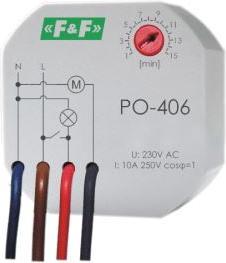 Actual product image F&R Time relay with delayed release 230V 10A - PO-406