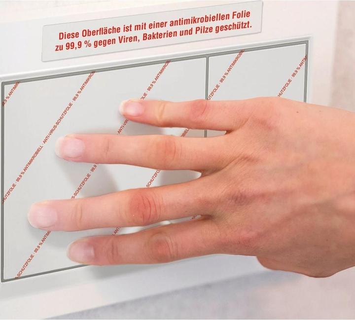 Actual product image Avery AVZ L8011-10 Antimicrobial labels 210x297mm transparent