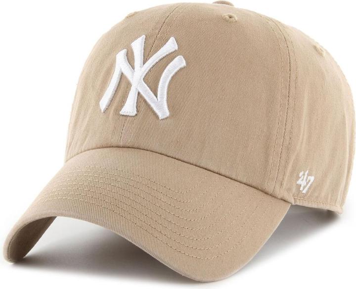 47 Brand Strapback Kinder Cap CLEAN New York Yankees khaki (53, 55, 56)