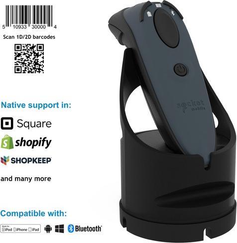 Actual product image Socket DuraScan D760, Handheld bar code reader, 1D/2D, LED, Codabar,Code 11,Code 128,Code 39 (2D barcodes, 1D barcodes)