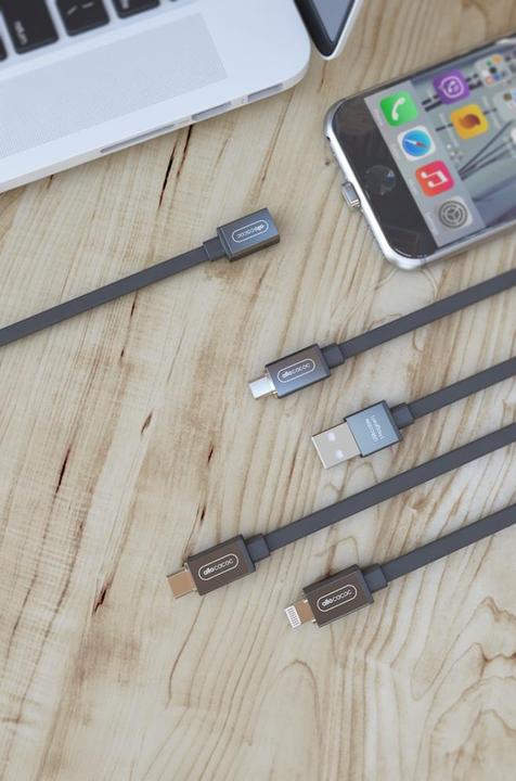 Produktbild Allocacoc USB Kabel | Lightning Magnet Grijs (USB 3.2 Gen 1)