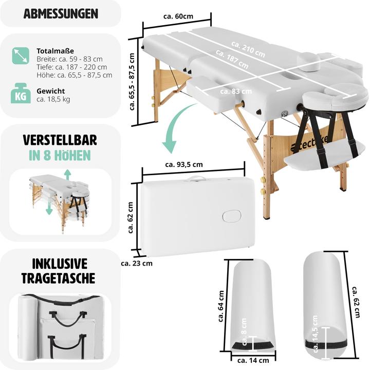 Immagine prodotto tectake Lettino da massaggio