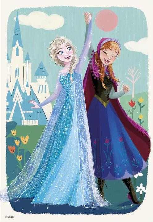 Produktbild Dino Puzzle Eisreich: Anna und Elsa 2x77 Teile (77 Teile)