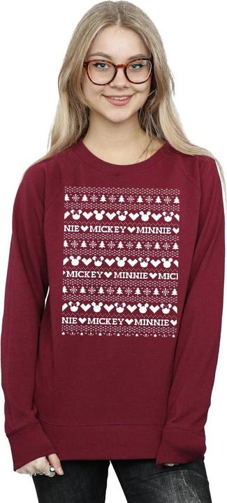 Produktbild Disney Mickey And Minnie Christmas Fair Isle Sweatshirt (M)