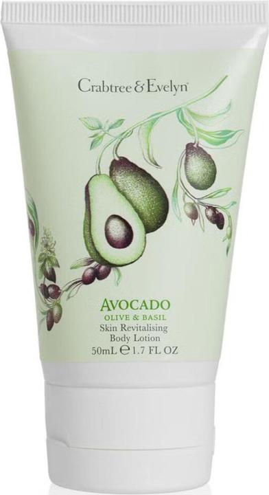 Susanne Kaufmann Crabtree & Evelyn Avocado Olive Basil Revitalising Body Lotion 50 Ml (Body lotion, 50 ml)