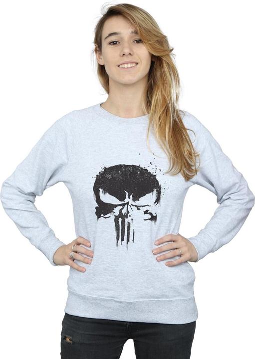 Image du produit - Sweat THE PUNISHER TV SKULL LOGO - Femme (XL)