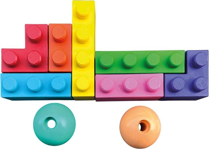 Actual product image Haku Yoka Block wax crayons lorry (MQ2) (Multicoloured, 1 x)