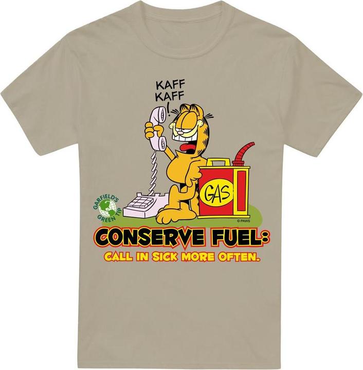 Actual product image Garfield Mens Call In Sick T-Shirt (L)