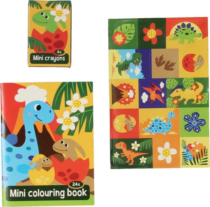 Produktbild No Name Kreativ-Set: Malbuch, Buntstifte und Stickerbogen