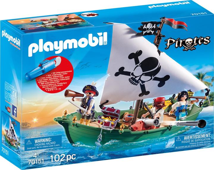 Playmobil Pirate ship (70151, Playmobil Pirates)