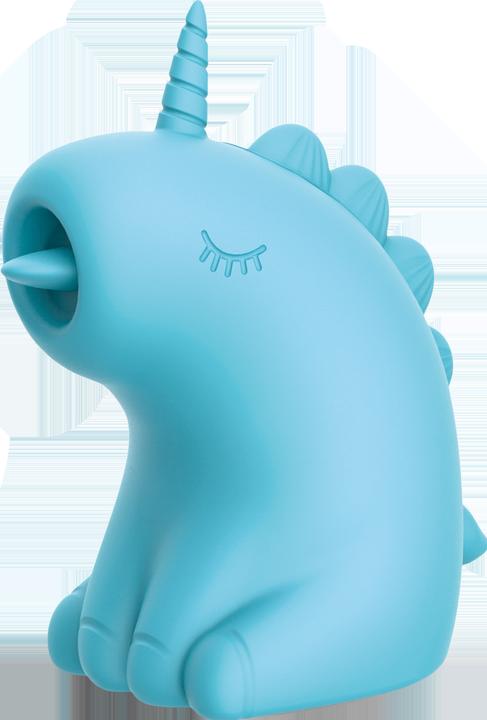 Produktbild Engily Ross Snowflake Unicorn - Massagegerät mit Leckzunge - Blau