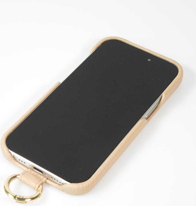 Actual product image PhoneLook Coque Premium cuir véritable de luxe avec lanière en cuir réglable et amovible + MagSafe (Apple iPhone 14)