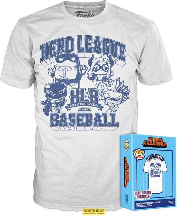 Actual product image Funko My Hero Academia - Hero League Baseball Boxed Tee T-Shirt MHA Baseball(EMEA) Size S (S)