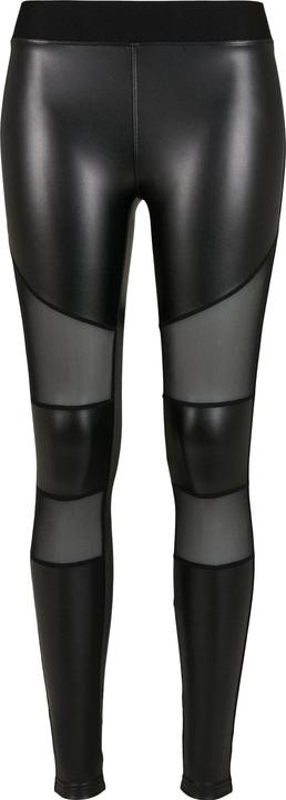 Urban Classics Ladies Tech Mesh Faux Leather Leggings