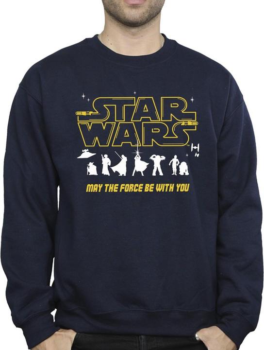 Immagine prodotto Star Wars Silhouettes Force Felpa Uomo (XL)