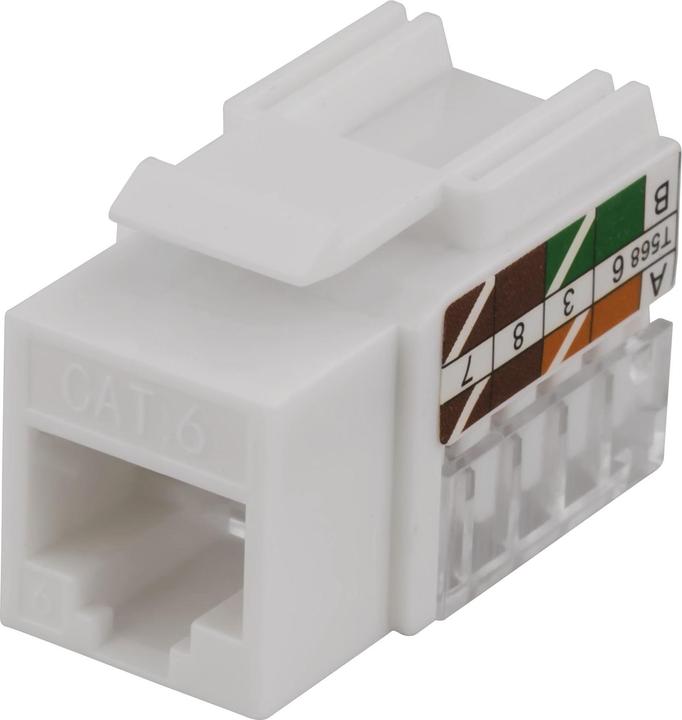Produktbild Deltaco UTP CAT6 Keystone connector 90 degree Tool-free
