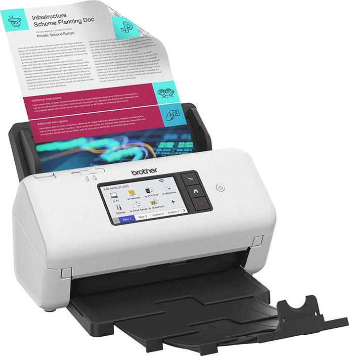 Produktbild Brother Professional Document Scanner ADS-4700W Colour, Wireless (LAN, USB, WLAN)