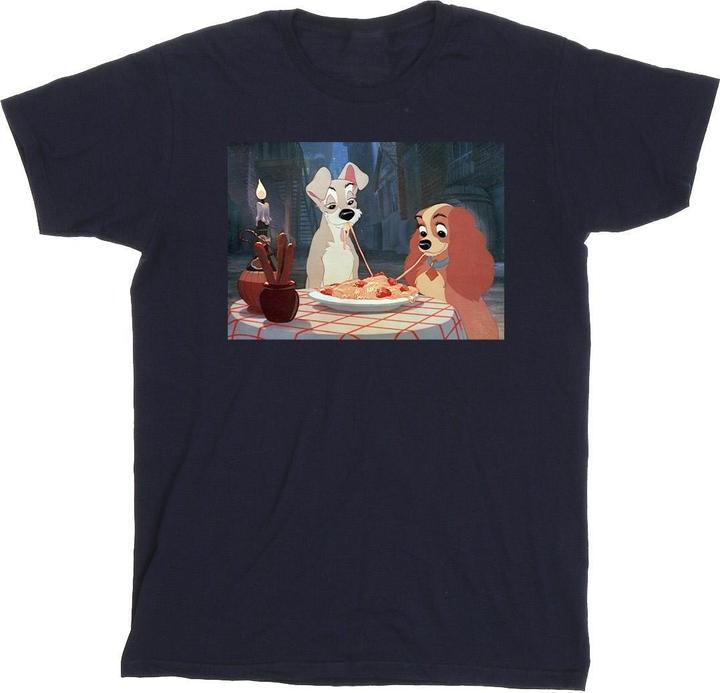 Disney Lady And The Tramp Spaghetti Photo TShirt (XXL)