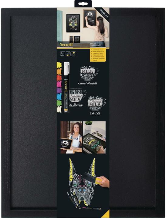Image du produit Securit Woody (Tableau noir, 40 x 60 cm)