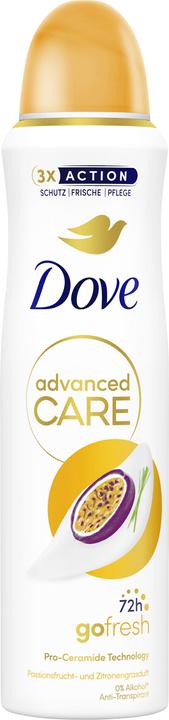 Actual product image Dove Deodorant Aerosol Spray Advanced Care Passion Fruit 150 ml (Spray, 150 ml)