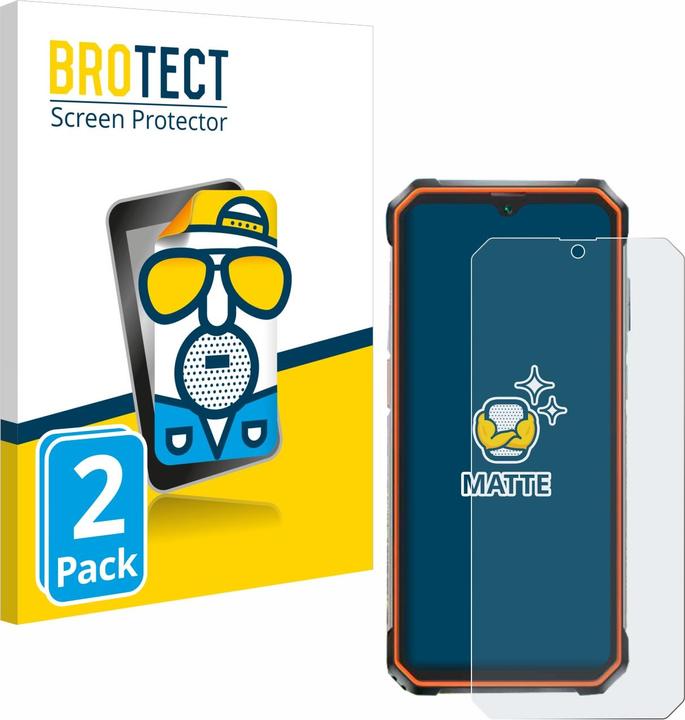 Productafbeelding BROTECT Antireflecterende schermbeschermer mat (2 Stuk, Blackview BV9200)