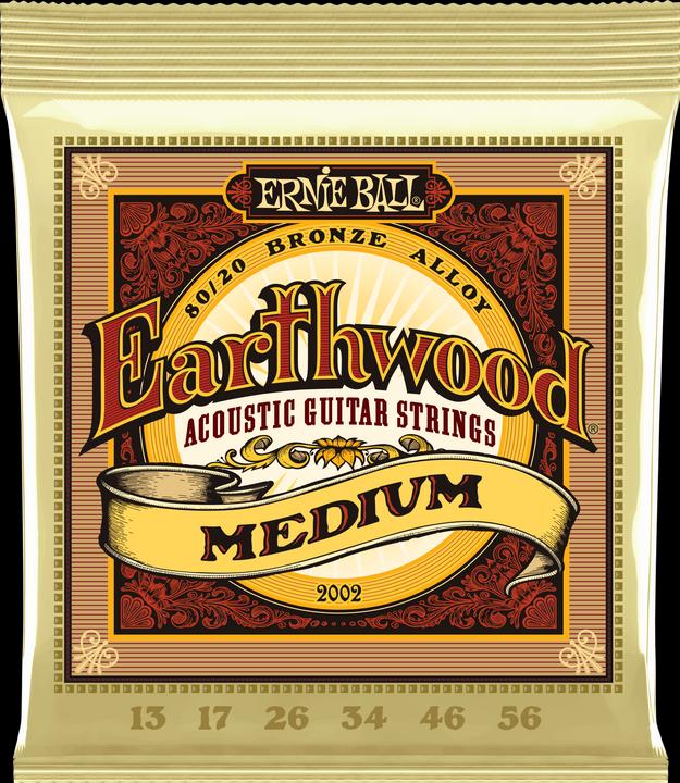 Ernie Ball Earthwood Medium Bronze (.013-.056) (6 x, Gitarre, 0.06")