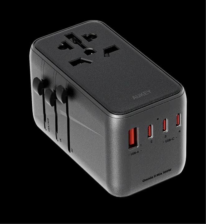 Produktbild Aukey Travel Mate GaN Universal Adapter mit USB