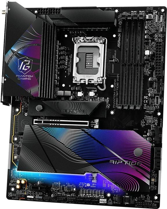 Produktbild AsRock Z890M Riptide WiFi Intel DDR5 S1851 MATX (LGA 1851, Intel Z890, mATX)